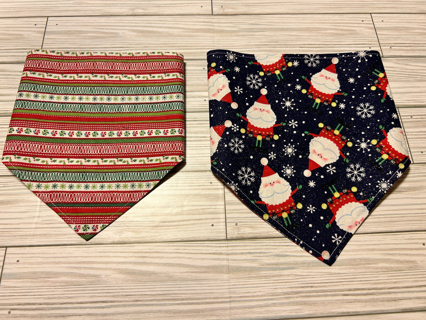 Sparkling Blue Santa