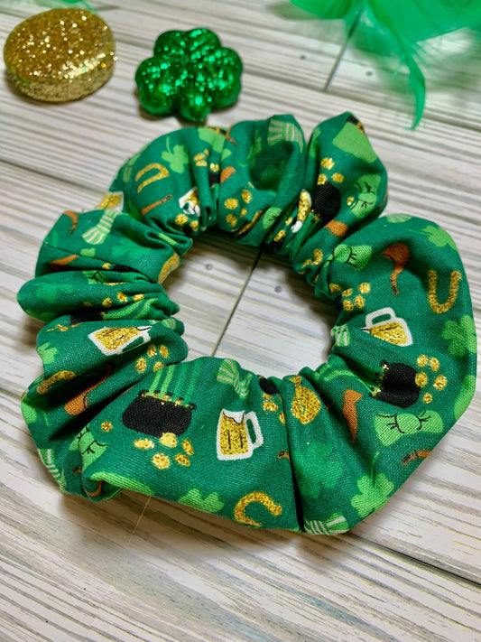 Shamrock Gold Scrunchie