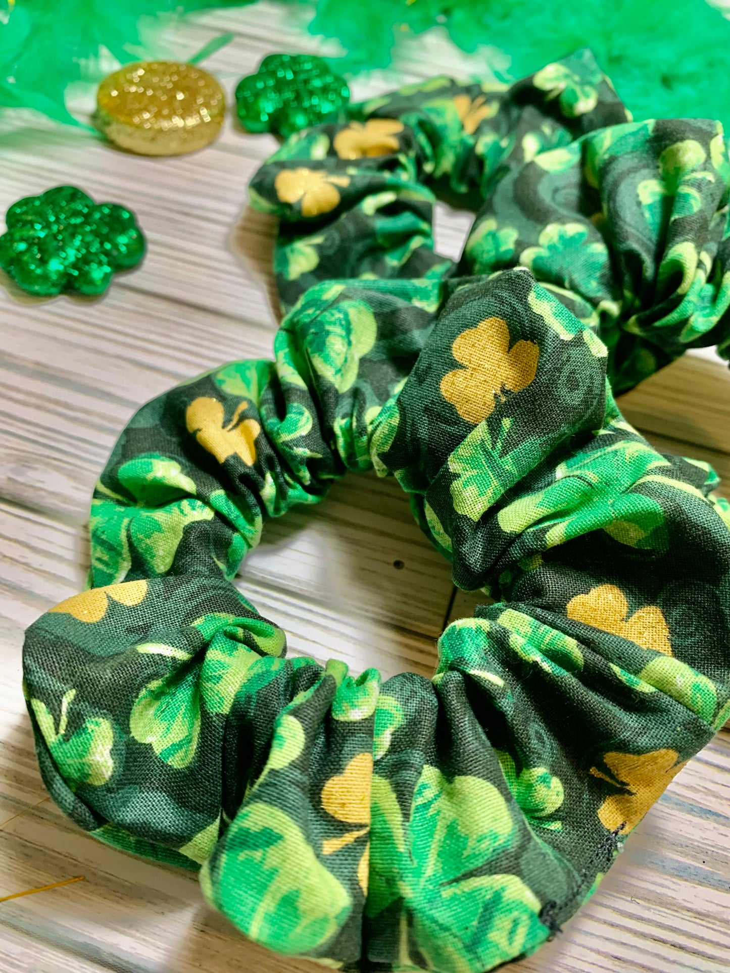 Shamrocks Scrunchie