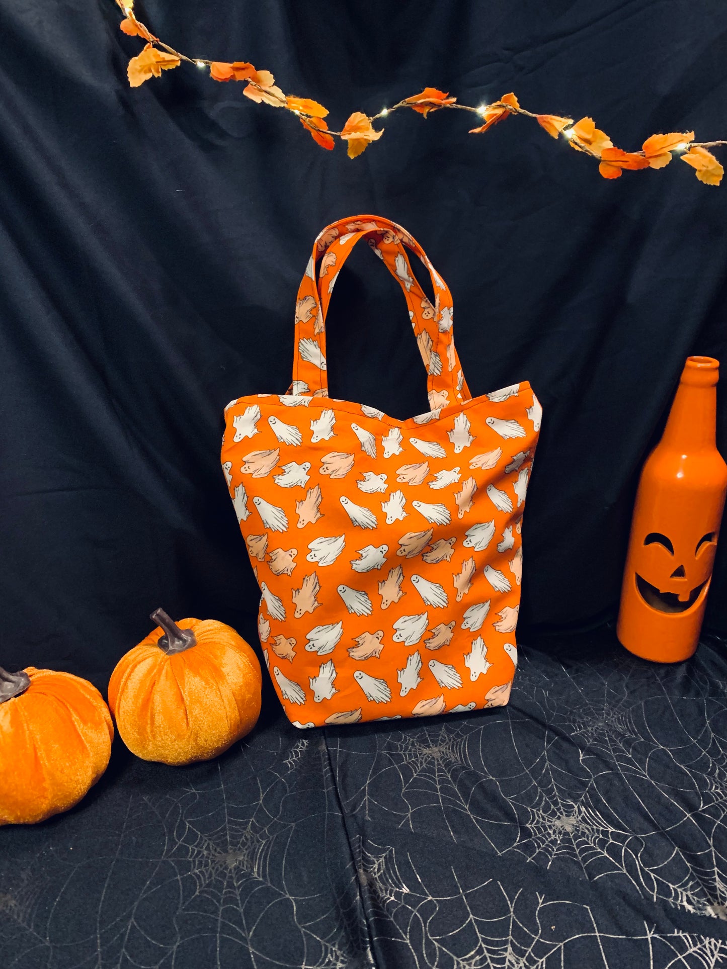 Halloween Glow In The Dark Ghosts Bag