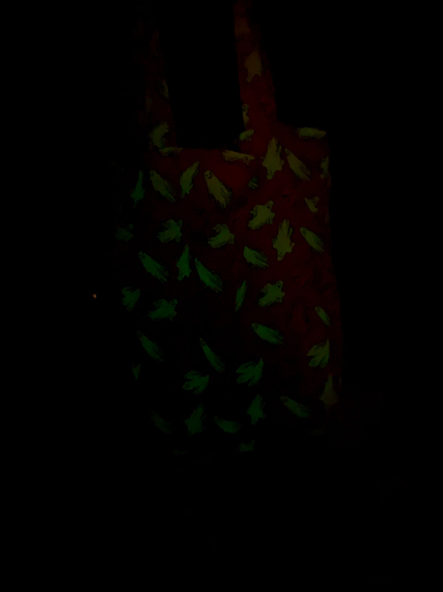 Halloween Glow In The Dark Ghosts Bag