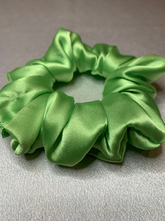 Bright Green Satin