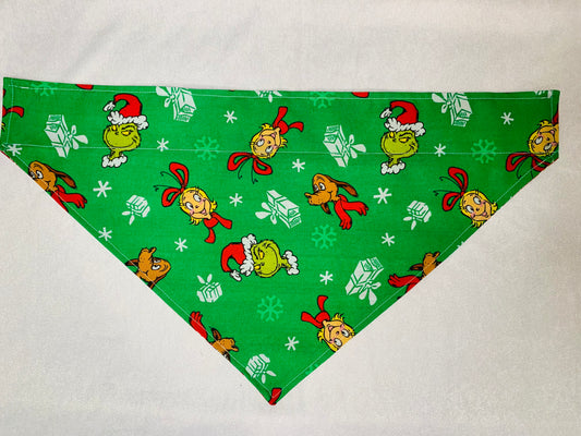 Striped Grinch Bandana