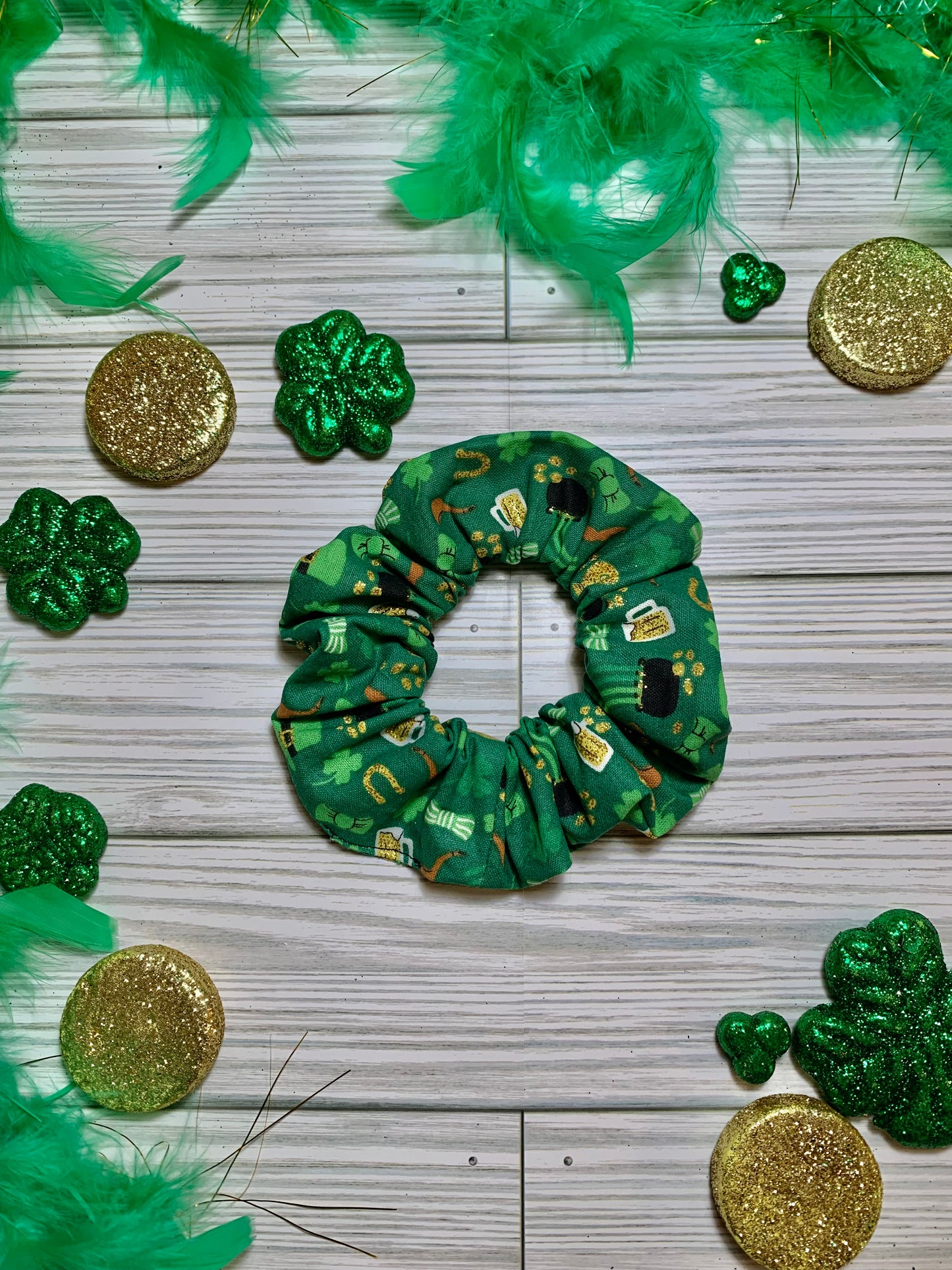 Shamrock Gold Scrunchie